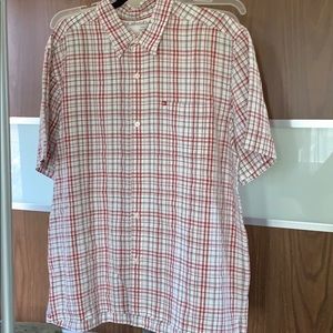 Red Plaid Quiksilver Shirt